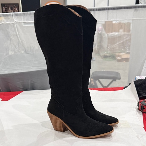 Mi.iM Shoes - Black Women's Cowboy style  Boots